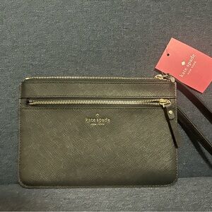 Kate Spade Black Wristlet